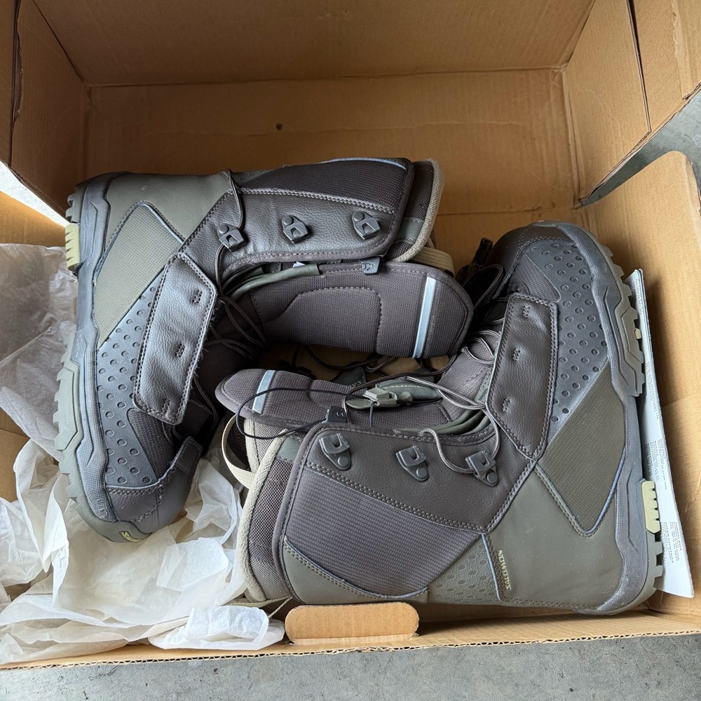 Salomon Men's Rain & Snow Boots - Gray and Brown